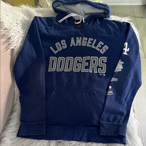 Majestic Los Angeles Dodgers Navy Hoodie